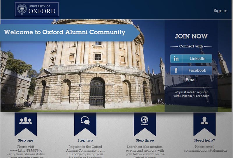 Alumni Resource Introducing the Oxford Alumni Community website