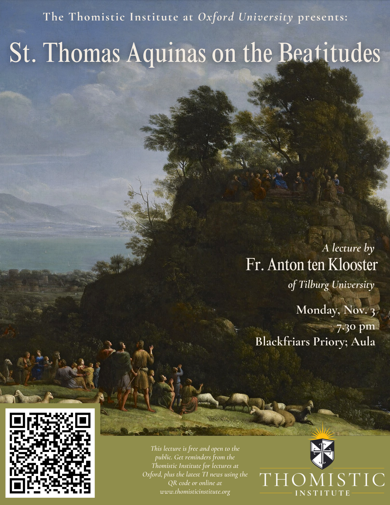 11.3.25 Oxford, Ten Klooster, Beatitudes